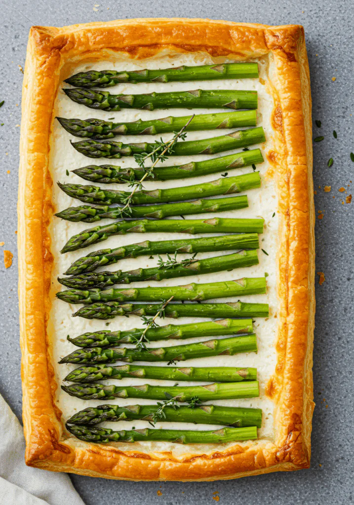Asparagus Puff Pastry Tarts