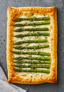 Asparagus Puff Pastry Tarts