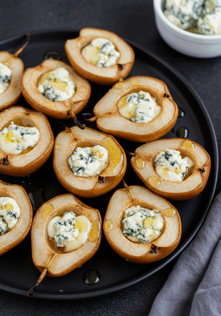 Elegant Blue Cheese Stuffed Pears