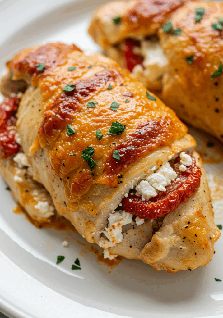 Sun-Dried Tomato Feta Stuffed Chicken