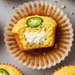 Jalapeño Cornbread Muffins with Cream Cheese Filling