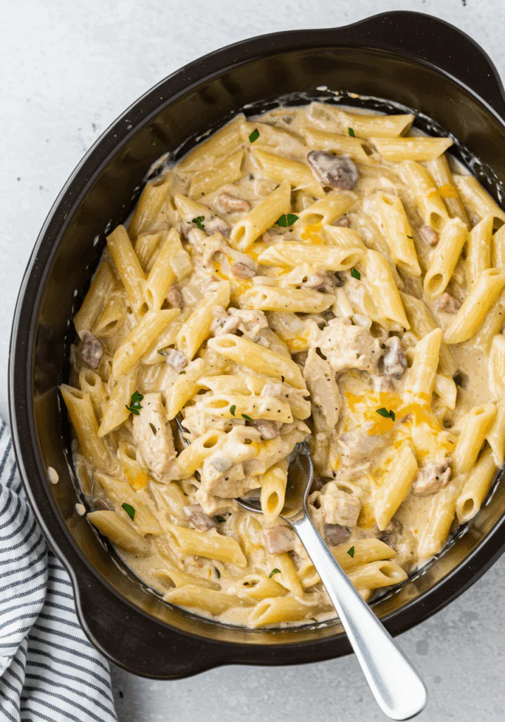 Crockpot Olive Garden Chicken Pasta