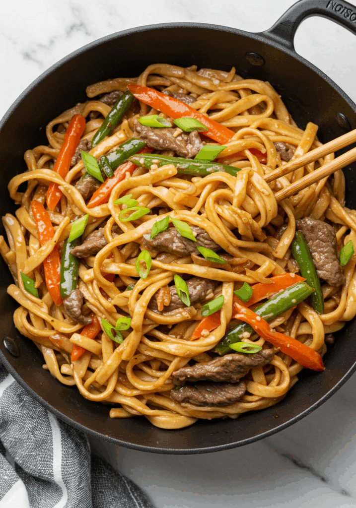 Mongolian Beef Noodles