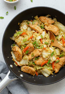 Chinese Chicken Cabbage Stir Fry