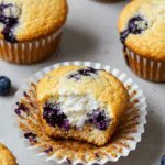 Blueberry Cottage Cheese Muffins