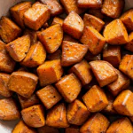 Cinnamon Maple Roasted Sweet Potatoes