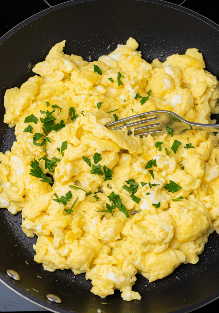 Creamy Boursin Scrambled Eggs