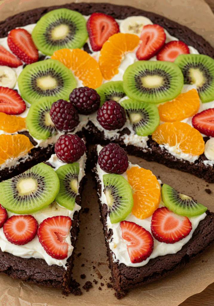 Brownie Fruit Pizza