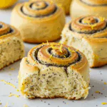 Fluffy Lemon Poppy Seed Sweet Rolls