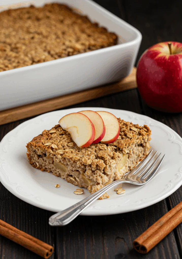 Amish-Style Apple and Cinnamon Baked Oatmeal