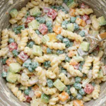 Healthy Creamy Pasta Salad