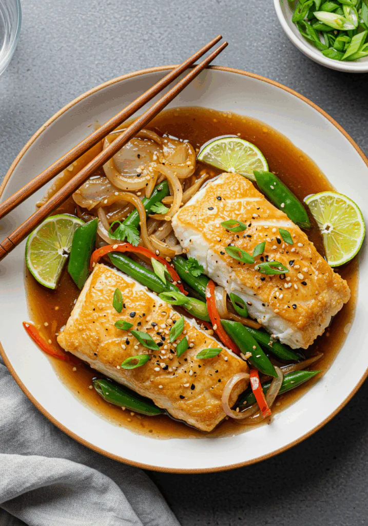 Easy Ginger Soy Cod