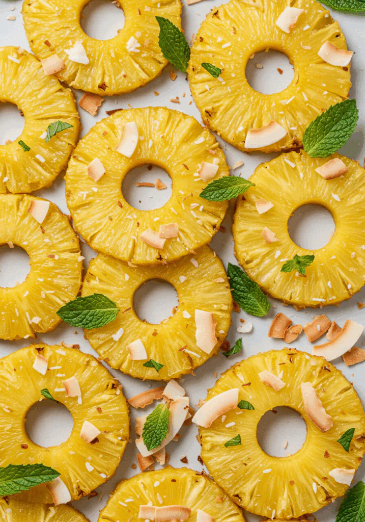 Fried Pineapple with Coconut Crust