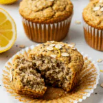 Lemon Chia Oat Muffins