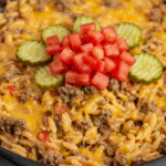 One-Pot Cheeseburger Orzo Skillet