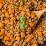 Ground Turkey Sweet Potato Skillet