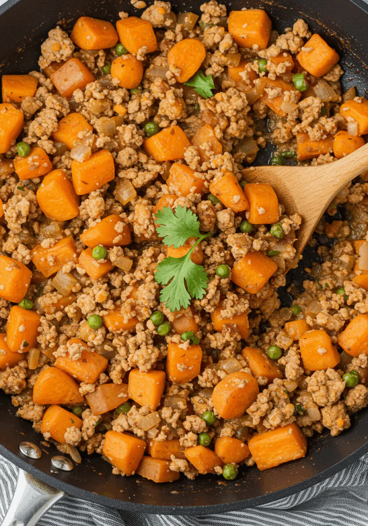 Ground Turkey Sweet Potato Skillet