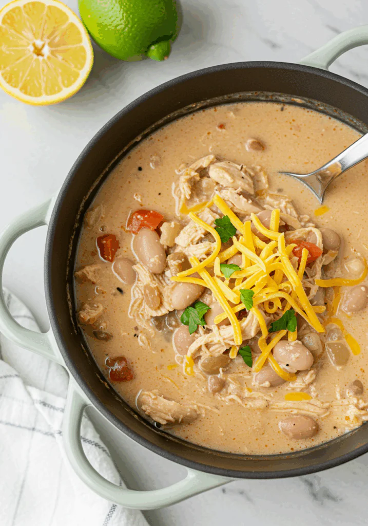 Cajun White Chicken Chili