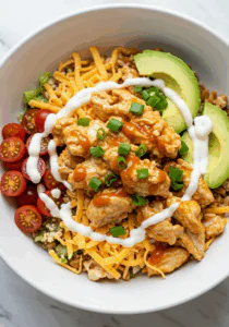 Easy Buffalo Chicken Bowls