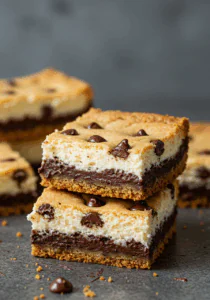 Chocolate Chip Cheesecake Bars
