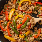 Ground Turkey and Peppers