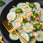 Jalapeno Popper Cucumber Salad