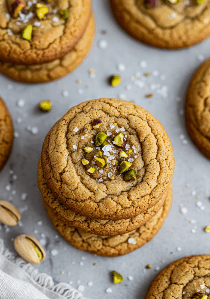 Salted Honey Pistachio Cookies