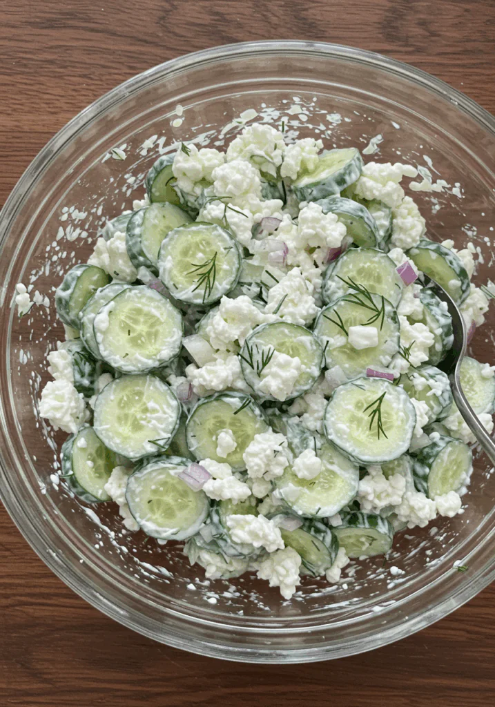 Cottage Cheese and Cucumber Salad