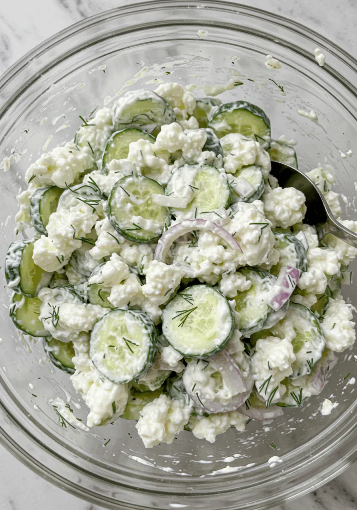 Cottage Cheese and Cucumber Salad