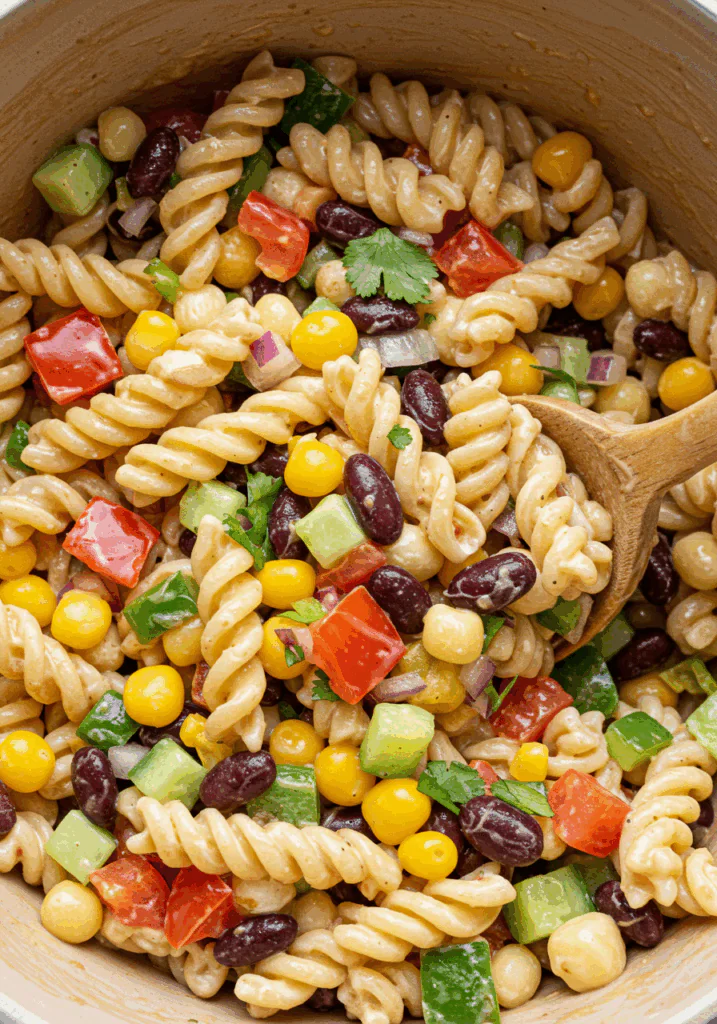 Cowboy Caviar Pasta Salad