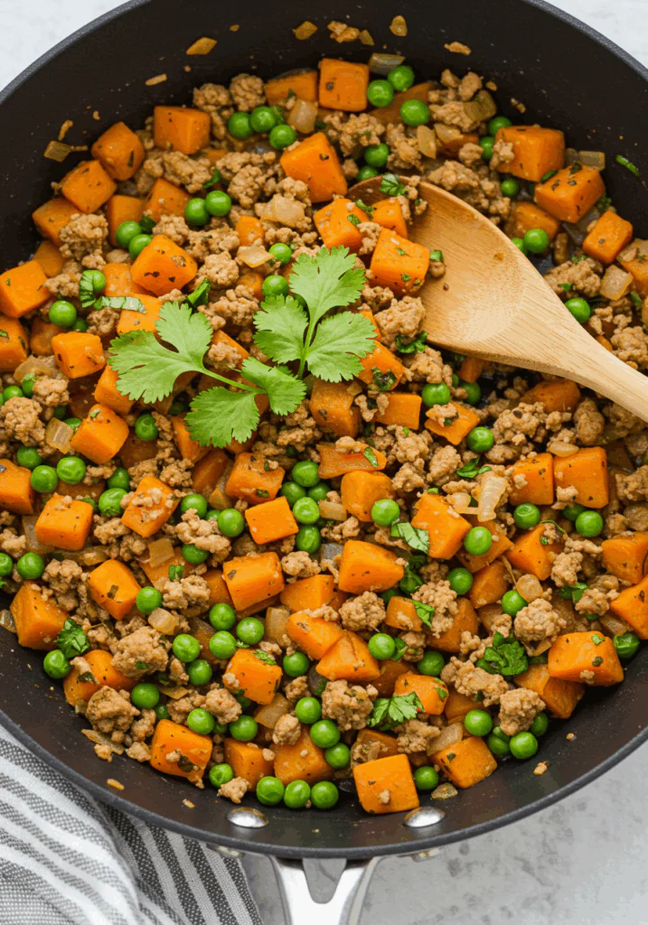 Ground Turkey Sweet Potato Skillet
