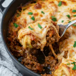 Italian Unstuffed Cabbage Roll Casserole