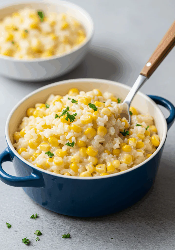 Hot buttered corn rice