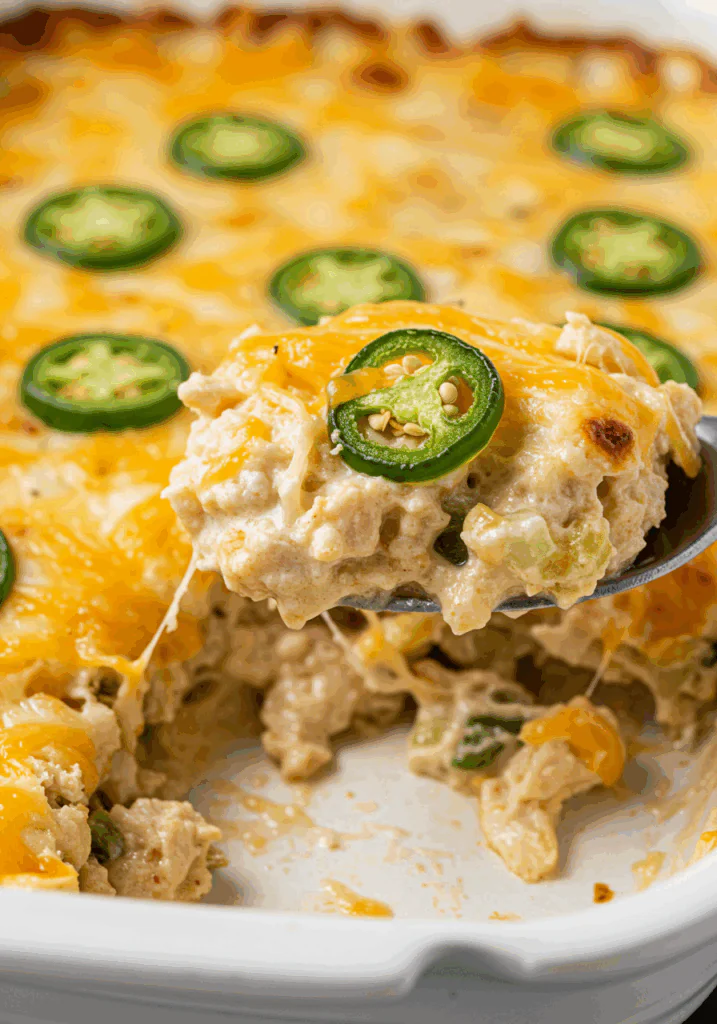 Jalapeno Popper Chicken Casserole
