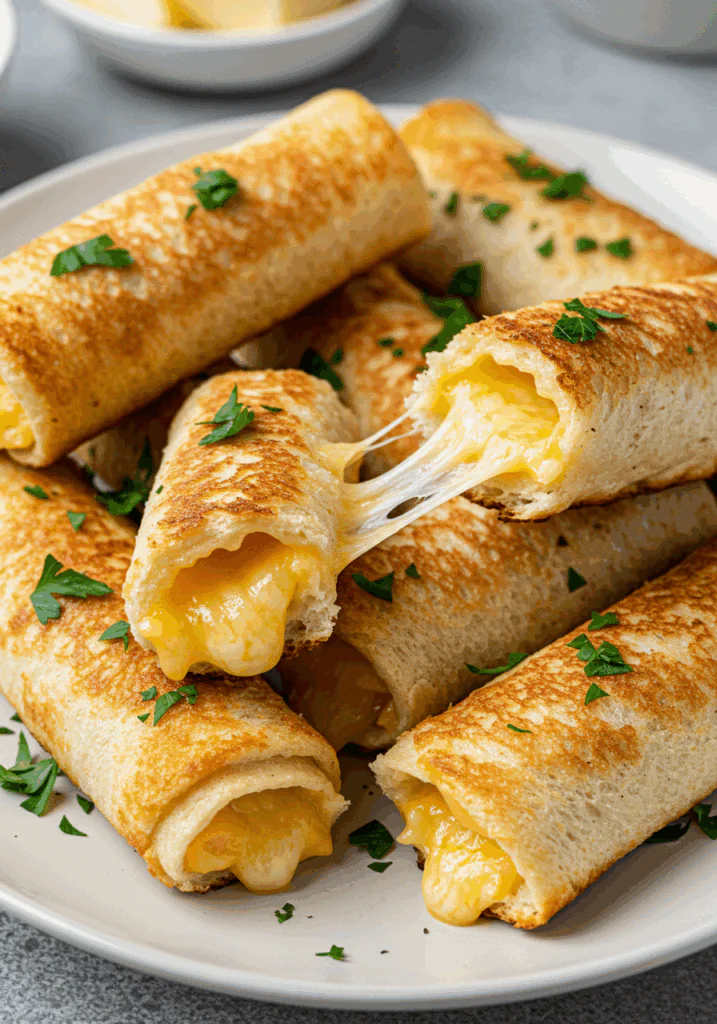 Cheesy Garlic Butter Rollups