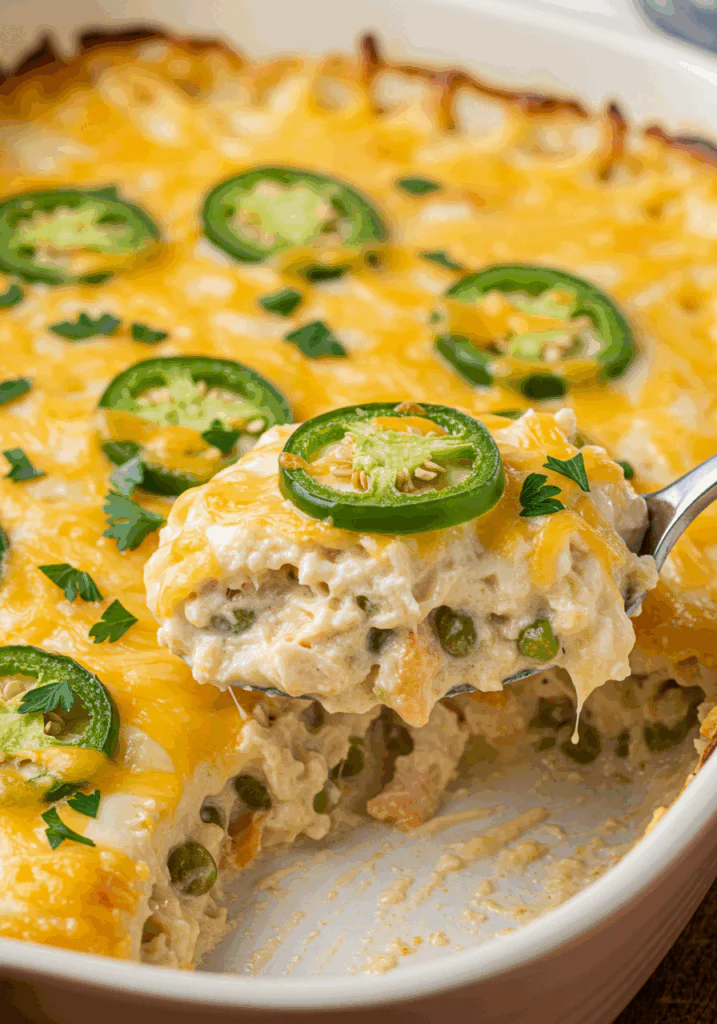Jalapeno Popper Chicken Casserole