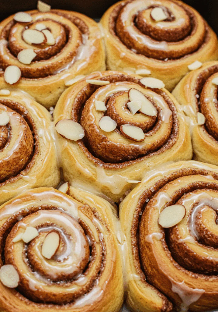 Almond Croissant Cinnamon Rolls