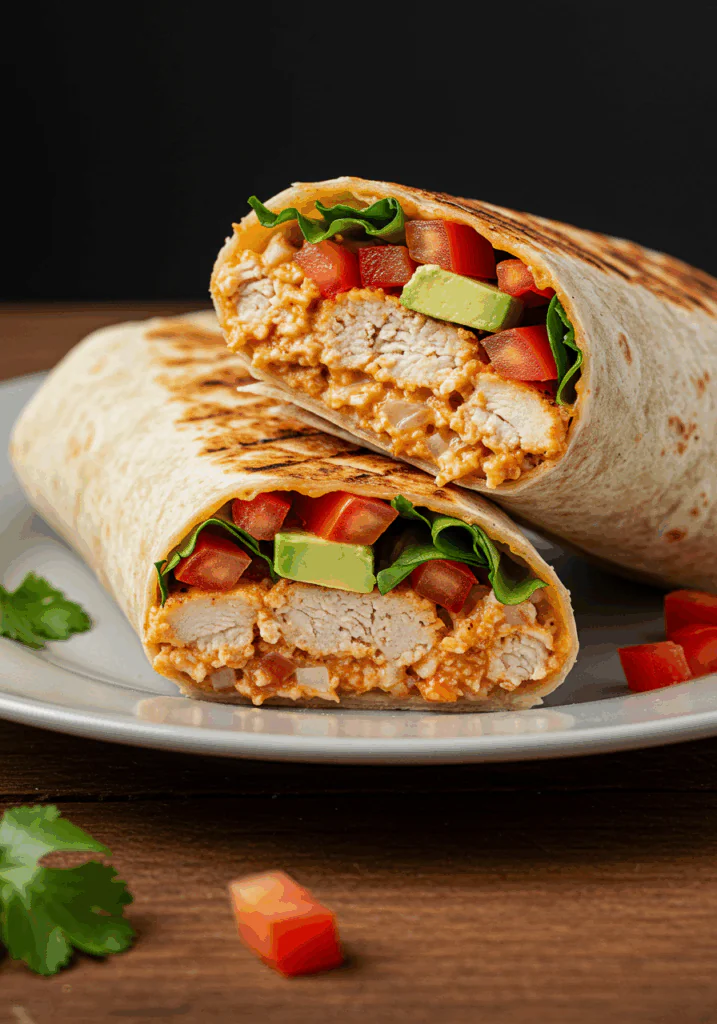 Chipotle Ranch Grilled Chicken Burrito