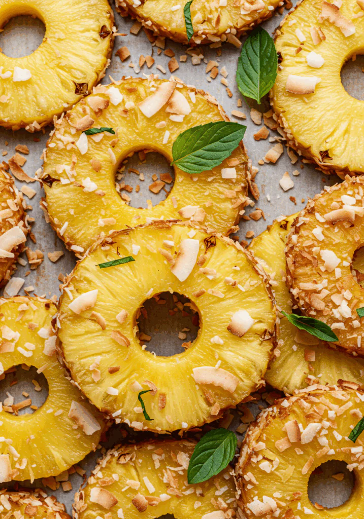 Fried Pineapple with Coconut Crust