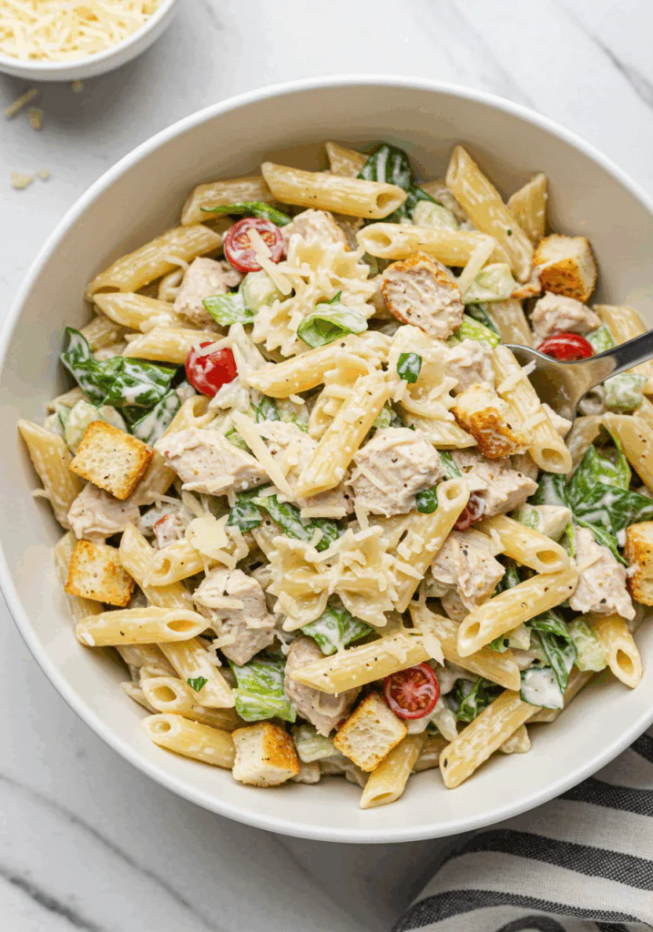 Chicken Caesar Pasta Salad