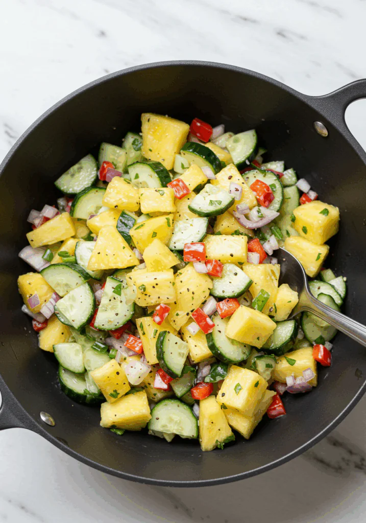 Pineapple Cucumber Salad