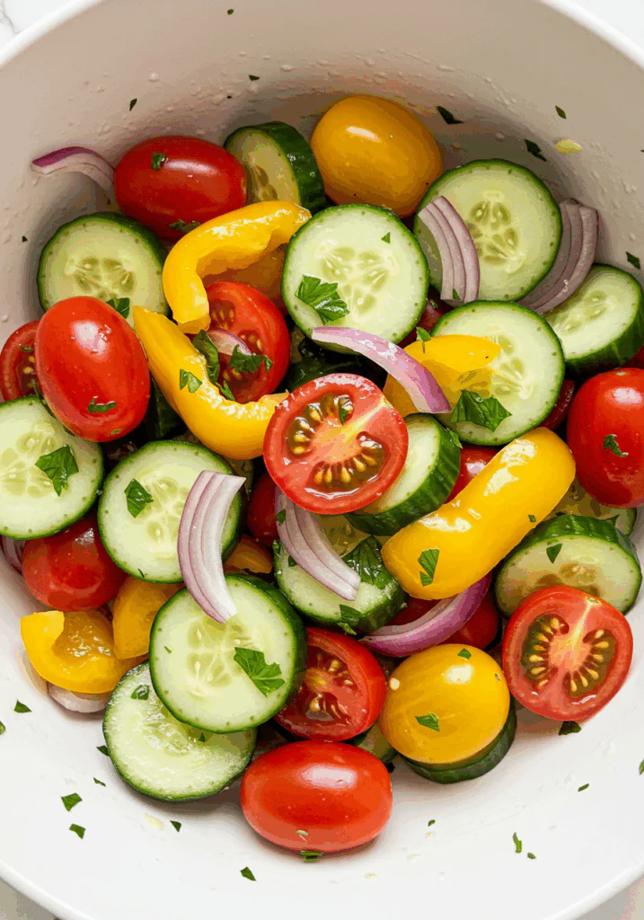 Cucumber Sweet Pepper Salad