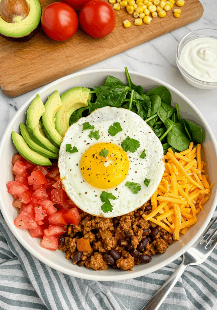 Easy High Protein Breakfast Bowls