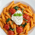 Roasted Tomato and Garlic Ricotta Pasta