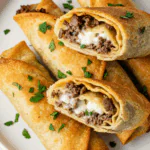Keto Philly Cheesesteak Rolls