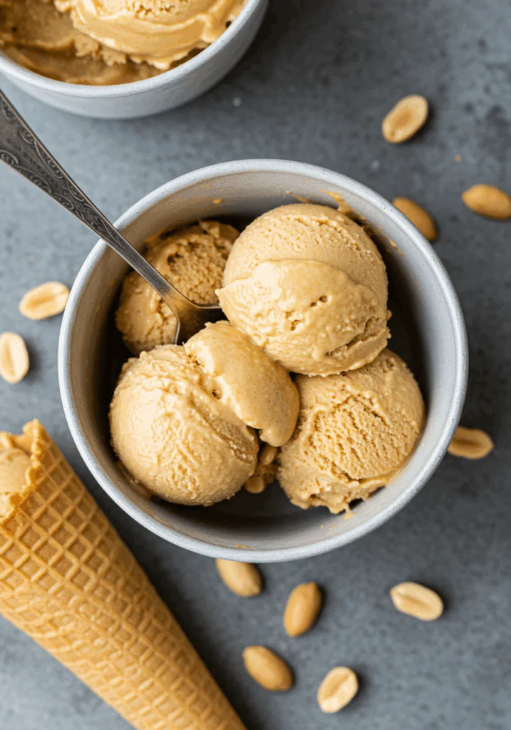Peanut Butter Greek Frozen Yogurt