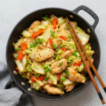 Chinese Chicken Cabbage Stir-Fry