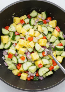 Pineapple Cucumber Salad
