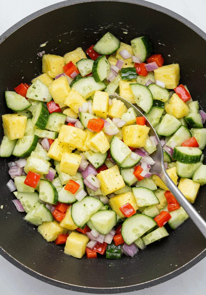 Pineapple Cucumber Salad