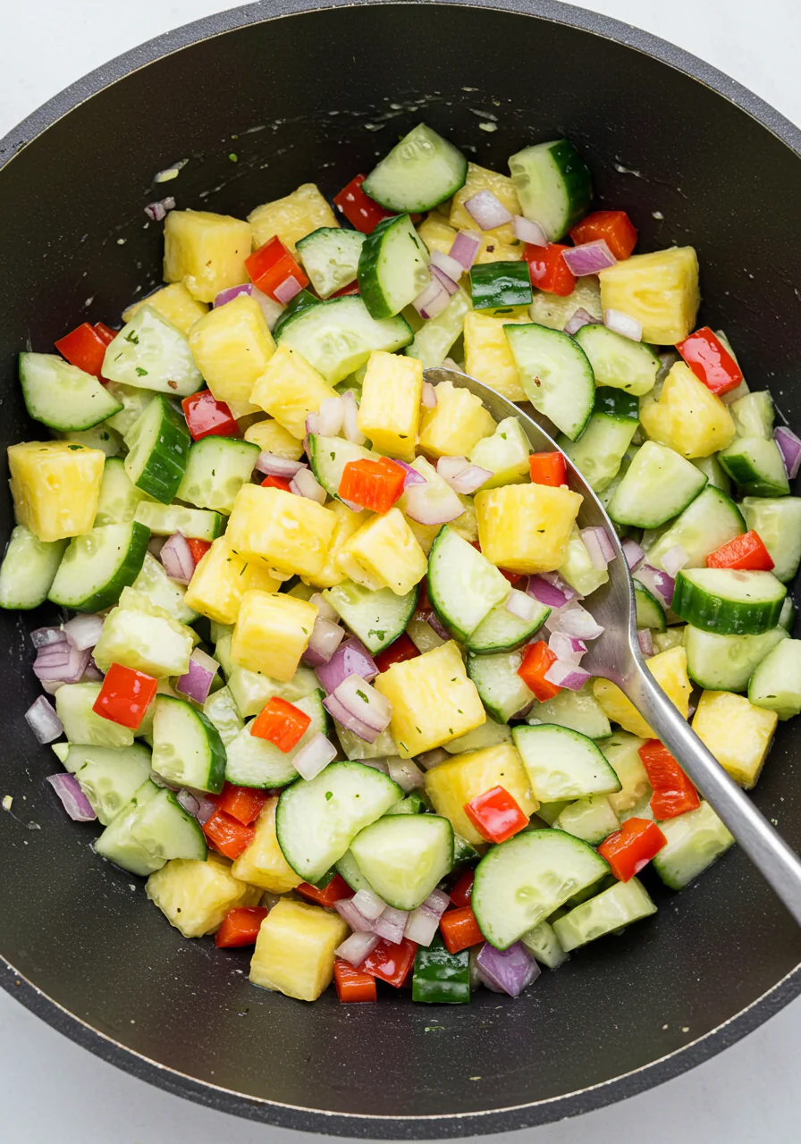 Pineapple Cucumber Salad